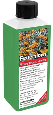Feuerdorn-Dünger – Pyracantha Flüssigdünger – 250ml Super-Konzentrat