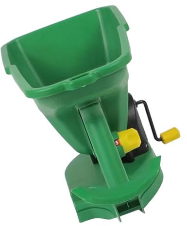 Sosoport Portable Seed Spreader Hand Crank Seeder for Gardening Seeds Broadcaster Spreader Tool Adjustable for Lawn Care and Planting Tools for Garden Use