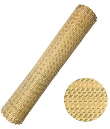 selliner Wiener Geflecht 40x100 cm, Wasserdicht PE Rattan Gurtband, Schimmelfest Handgemachtes Rattan Möbeldekoration, DIY Wabengeflecht Stuhlflechtrohr