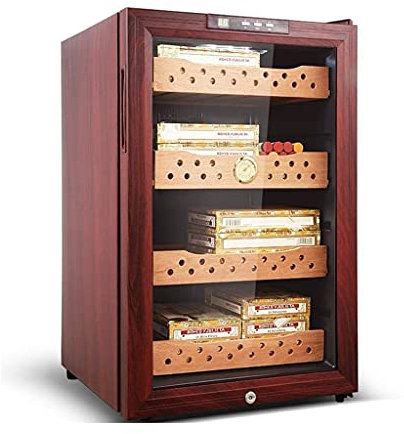 ZYSKABQ Barware Cigar Cabinet Cigar Cigar Box Large Capacity Cigar Box Cigar Box High-end Smoking Set Cigar Thermoelectric Cooler Humidifier Uniform Cooling Cooking Dining Octopus feet