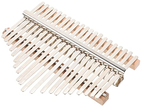 HANABASS Selbstgemacht Kalimba Bausatz mit Metall und Holzteilen 21-ton Daumenklavier Zubehör für Fingerklavierbau und Vielseitige Anwendung