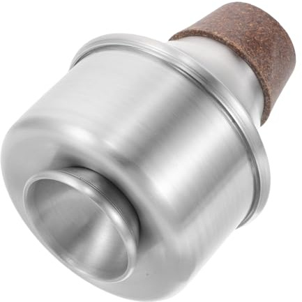 FRCOLOR Silenciador de Trompeta de Aluminio Resistente para Principiantes Diseño Portátil y Fácil Instalación Práctica Silenciosa Casa Aire