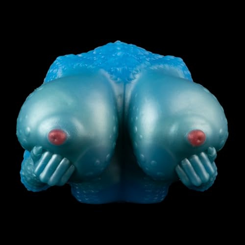 Veyjuns Realistische Masturbatoren mit Vagina Tunnel, Großes Taschenmuschi aus Silikon Sexspielzeug für Männer Brust Antistress-Ball Knetbrust Squeeze Busen lustiges Geschenk (G6904)