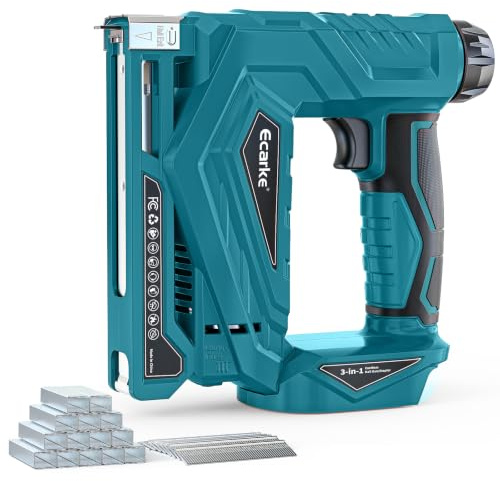 Ecarke Agrafeuse Electrique Sans Fil Compatible avec Batteries Makita 18V