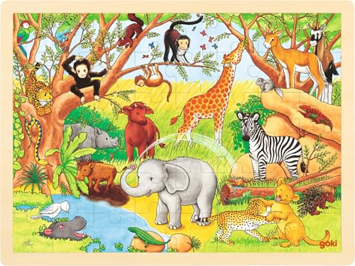 Goki 57892 inläggpussel Afrika
