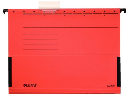 Leitz Hängetasche A4 Alpha (Hängetasche | 10er Pack, rot)