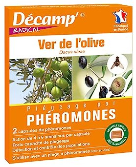 UEBER Feromones Against the Worm of the Olive Green Garden Organic Insecticides, Multicoloured, One Size