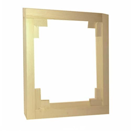 Niik Telaio Telai in Legno Gallery Sp. 4 cm 60 x 100 x 4 cm professionale per intelaiare tele stampe quadri foto poster made in italy