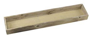 DARO DEKO Holz Tablett Natur länglich 1 Stück - M - 54 x 15cm