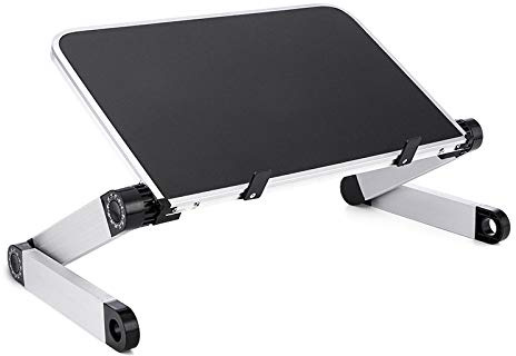 Jonoisax Scrivania per Laptop Supporto per Laptop per Letto - Scrivania Portatile Tavolo Pieghevole Vassoio per Computer Ergonomico Supporto per Lettura Vassoio per Letto Scrivania in Piedi,2