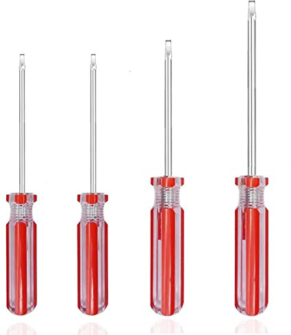 Square Head Screwdriver Set 4 Sizes, SKZIRI 4PCS Square Screwdriver Tool Kits Magnetic Tips SQ0 SQ1 SQ2 SQ3