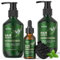 Romarin Shampoing et Après-Shampooing Coffret, Romarin Huile de Pousse des Cheveux avec Biotine et Menthe, Shampoing et Revitalisant Romarin Anti-Chute Biologique, Soin du Cuir Chevelu, 200ml*2+30ml