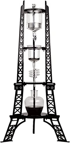 GUOQDAMI Manuelle Kaffeemaschine Creative Cold Brew Kaffeemaschine, 800 ml/27 Unzen Eiskaffeemaschine mit großem Fassungsvermögen, wiederverwendbare Eisfilterkaffeemaschine