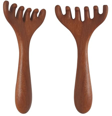 iunxkmi Head Massager Scalp 2 Pack, Protable Head Scratcher Massager for Relaxation & Stress Reduction, Scalp Wood Comb Gift for Mother, Sister and Lover
