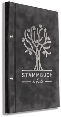 A4 Stammbuch Hochzeit Stammbuch der Familie grau Breris incl. 11 Stammbuchhüllen