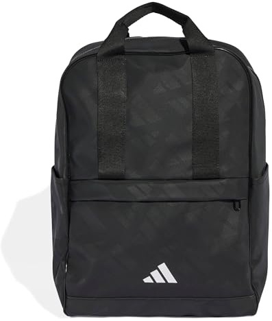 adidas Unisex MONOGRAM BACKPACK, black/white, One size