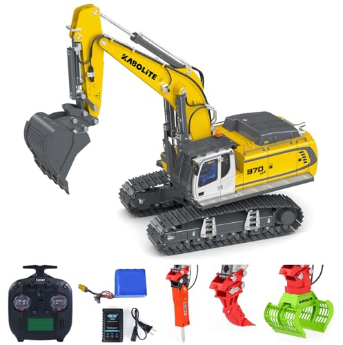 wheelfun 1/18 K962 100S RC Hydraulik Bagger Elektro klauen Ripper Hammer BAU Automaschine Spielzeug