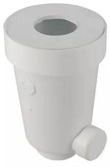 Siphon pour urinoir Nicoll en PVC blanc avec joint en élastomère D33/42mm