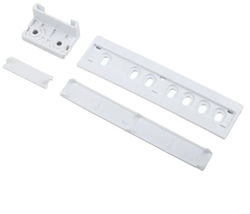 HOHOVYVY Juego de montaje de riel deslizante para frigorífico empotrado, con tornillos, rieles metálicos para accesorios de refrigerador(1)