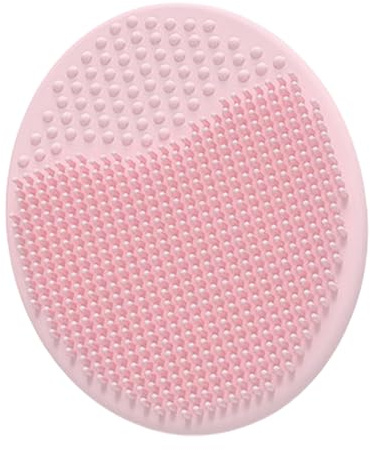 Baby-Duschbürste – Haarwaschbürste, Kopfhautkamm | Weiche Silikon-Babymassagebürste mit Saugnapf, Sanfte Reinigung von Milchschorf, Shampoobürste für Neugeborene, Kleinkinder, Mädchen, Bad