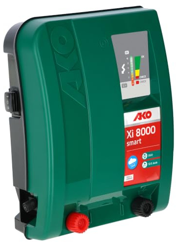 AKO Duo Power Xi 8000 smart, 12/230 V Duo Weidezaungerät, Input Joule 12J, max. Spannung 11.200V, Zäune bis 50km, 5 Jahre Garantie, Made in Germany