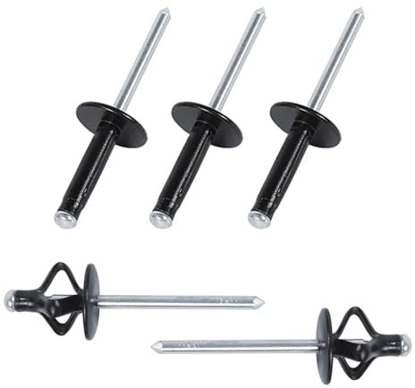 50 Pezzi di Rivetti Ciechi, Rivetti Esplosivi in ​​Alluminio a 3 Pieghe, Rivetti Ad Espansione con Flangia Grande da 4,0 mm, 4,8 mm, 6,0 mm for Unire Plastica, Legno, Vetro, Gomma(4.0X18.8mm)