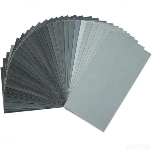 42 Pcs 240-10000 Grit Wet Dry Sandpaper Sheets 9.05x3.66 Inches | Multi-purpose fine sand pack for wood, walls, glass, plastic & car, wet dry dual use for delicate polishing work