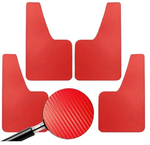 SCKCPNHNPP Mud Flaps Auto per Fiesta 5 6 7 RS ST ST150 ST180 ST200 per ST-Line ST500 per Zetec S per Auto da Rally Paraspruzzi Paraspruzzi Stile Parafanghi(1)
