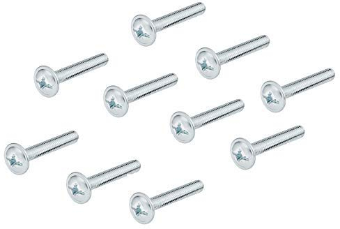 Gedotec Möbelschrauben M4 Stahl verzinkt - H10644 | 100 Stück - Griffschrauben für Möbelgriffe | Möbelverbinder - M4 x 25 mm | Gewindeschrauben - Möbelgriffschrauben - Verbindungsschrauben - Schränke