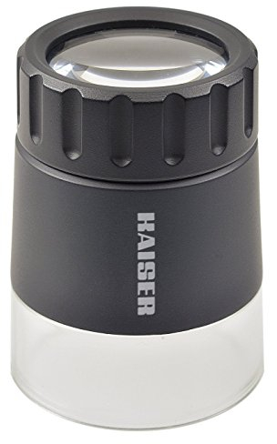 Kaiser Fototechnik 2351 Universal Magnifying Glass 4.5 x 45 mm Viewing Field for Slides, black