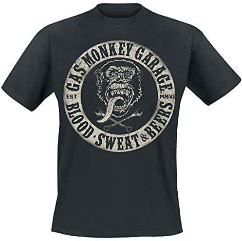 Gas Monkey Garage Blood, Sweat & Beers Männer T-Shirt schwarz L