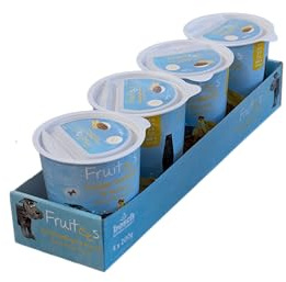 bosch Finest Snack Concept | Fruitees de ave fresca y plátano | Sin cereales | Paquete de 4 x 200 g