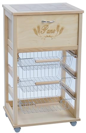 LIBEROSHOPPING.eu - LA TUA CASA IN UN CLICK Carrito frutero con Varios Acabados.