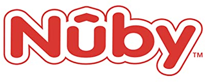 Nuby Baby-Badewanne mit integriertem Sitz und weicher Kopfstütze, Weiß/Grau