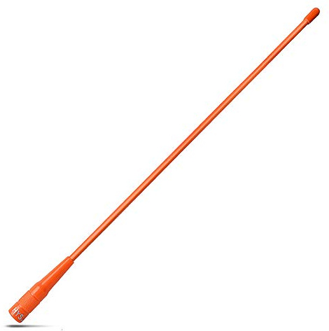 HYS SMA-Stecker Walkie Talkie Antenne 15 Zoll Dualband 144/430MHz UHF/VHF Elite Antenne Kompatibel mit TYT MD-UV380 MD-UV390 MD-380 YAESU VX-6R WOUXUN Kenwood Funkgerät(Orange)