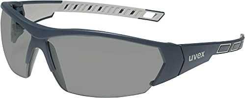Uvex 10 Stück I-Works Schutzbrille - Suprav. Excellence - Schw.-Grau/Getönt