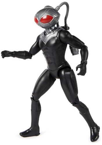 DC Comics, Black Manta -Actionfigur, voll bewegliche Figur, 30cm groß, filmgetreue Details, für spannendes Rollenspiel, Spielzeug für Kinder ab 3 Jahren