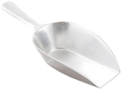 Zerodeko Aluminiumschaufel Für Eiswürfel Eisschaufel Und Mehlschaufel Geeignet Für Bohnen Tierfutter Nüsse Süßigkeiten Trockenfrüchte Und Mehr Ergonomisches Design Leicht Zu Reinigen