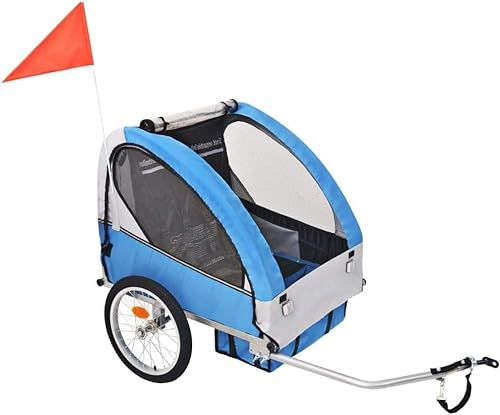 Remolques para Bicicletas Bicicletas Y Remolques Plegables, Práctico Remolque De Bicicleta For Niños, Capacidad De Carga 30 Kg Remolque For Niños, Accesorios For Cochecito Jogger