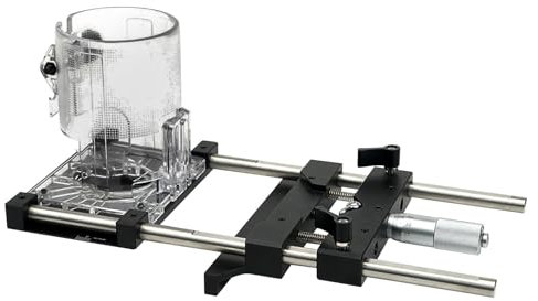Gotrain - Guide de coupe circulaire - Base de défonceuse à bois - Localisateur de fraisage - Base en alliage d'aluminium pour débroussailleuse de 65 mm de diamètre