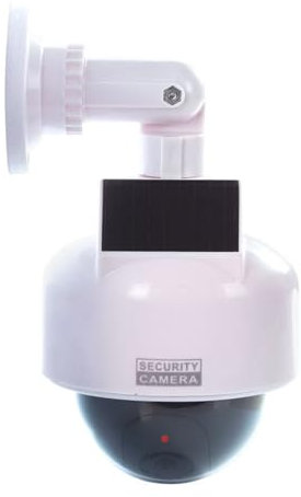 Telecamera a cupola di sicurezza a circuito chiuso simulata con luce LED lampeggiante Protezioni di sicurezza domestica Simulare la telecamera a cupola