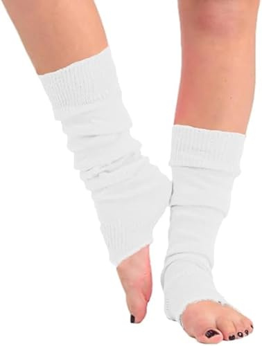 CHAAL Women's Knit Leg Warmers Girls Leg Warmer 80'S Teen Fancy's Dress Dance wear Womens Fancy Stylish Leg Warmers - Ladies Girls Leg warmer for carnival fancy dress party