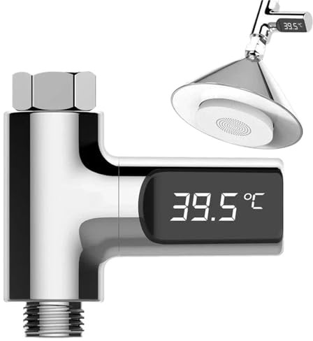 1Pcs Led Digital Shower Temperature Display Water Thermometer Realtime Monitor Faucet Mixer with Thermostat Bathroom Accessories