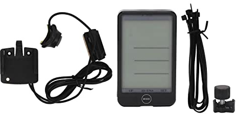 Fyearfly Cykeldator, hastighetsmätare, vattentät, LCD-bakgrundsbelysning, display, automatisk väckning, intelligent sensor, cykling, odometermätare