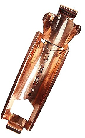 Copper Garden handgeschmiedete Feuerzange aus blankem Kupfer I Für Feuerzangenbowle I Verstellbare Zuckerzange universell passend zu Allen Töpfen zwischen 26 & 40 cm I Zuckerhuthalter