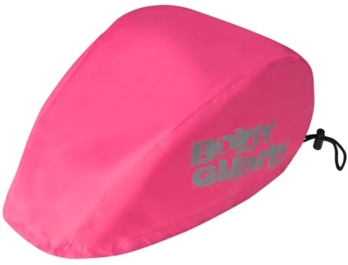 SAFETYMAKER Safety Maker 44594 Helm Überzug Regenüberzug reflektierend, wasserdicht, Fahrradhelm Regenüberzug, Regenschutz, Regenhülle, Helmschutz pink
