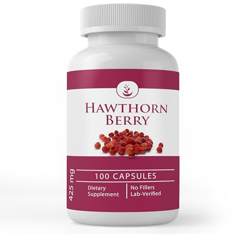 PURE ORIGINAL INGREDIENTS Hawthorn Berry, (100 Capsules) Always Pure, No Additives Or Fillers, Lab Verified