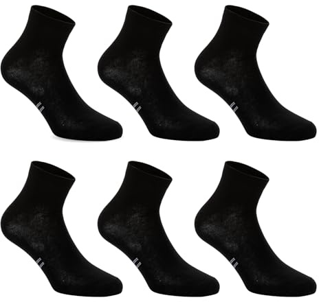 Lancetti SuperSneaker 6 paires de chaussures en pur coton doux modèle quarter hauteur cheville - - 43-46