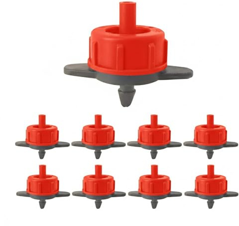 Gotero Autocompensante 16 Litros | Pack 1000 Goteros para Riego por Goteo | Goteros Autocompensantes para Riego | Goteros para Riego Macetas | Goteros Autocompensantes 16 l/h | Para Tuberia de Goteo