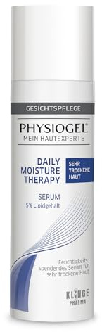 PHYSIOGEL Daily Moisture Therapy Serum für sehr trockene Haut, 30ml | Intensive Feuchtigkeitspflege für sehr trockene Haut, langanhaltend feuchtigkeitsspendend, für Gesicht und Dekolleté
